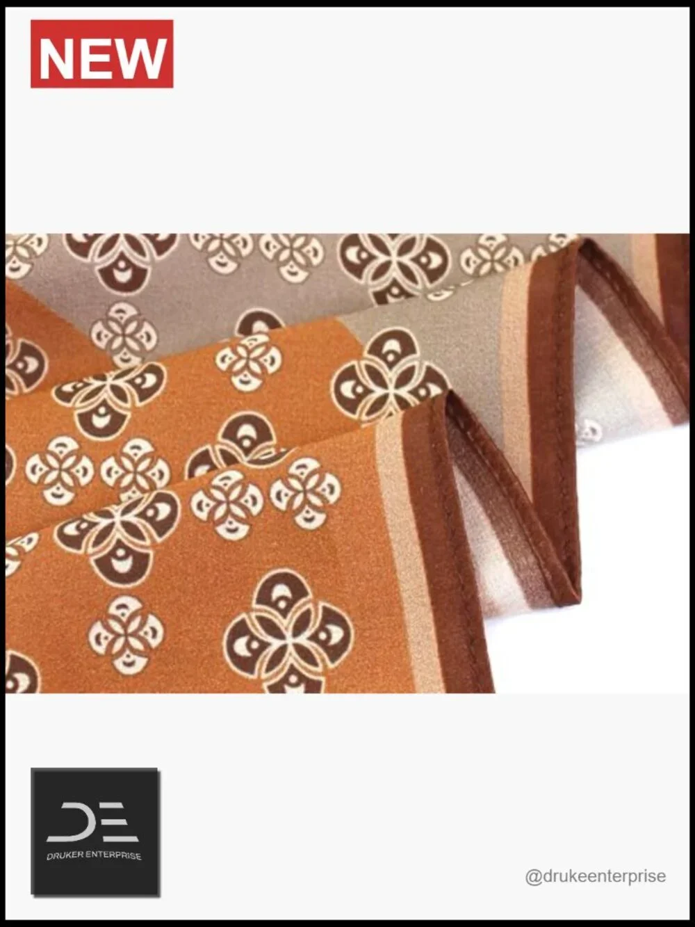 100% Mulberry Silk Square Scarf for Hair 25.6